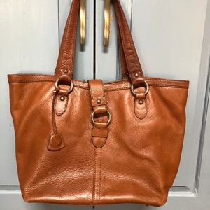 Brown Leather Bag-Larger